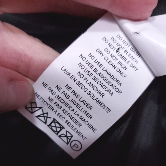 Isaac Mizrahi Live! Geometric pattern open jacket blazer size 2 (XS) black beige - Picture 8 of 10